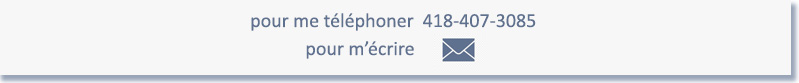 Pour me joindre: téléphone 418-651-3134 courriel: clement.olivier@videotron.ca